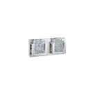 Luminaire de vanité Kendal Lighting Ice-Lava VF9200-2L-CH 32W 2-lumières chrome