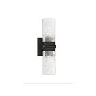 Luminaire de vanité Kendal Lighting Ice VF9600-2L-BLK 10W noir