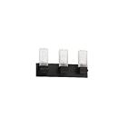 Luminaire de vanité Kendal Lighting Ice VF9600-3L-BLK 15W noir
