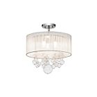 Plafonnier semi-encastré Kichler Imbuia 83227 3-lumières 40W chrome