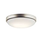 Plafonnier à LED Kichler 10763NILED 1-lumière 15W nickel brossé