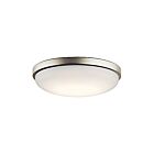 Plafonnier à LED Kichler 10764NILED 1-lumière 23W nickel brossé