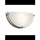 Applique murale à LED Kichler 10790NILED 1-lumière 15W nickel brossé
