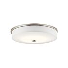 Plafonnier à LED Kichler 10886NILED 1-lumière 34W nickel brossé