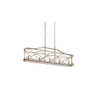 Kichler 82403 5-Lumières Blanc antique vieilli 60W Lustre