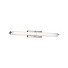 Luminaire de vanité linéaire à LED Kichler 11147NILED 1-lumière 23W nickel brossé