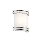 Applique murale à LED Kichler 11319NILED 1-lumière 15W nickel brossé