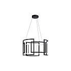 Suspendu à tambour à LED Kichler Melko 84134 9-lumières noir