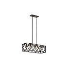 Lustre linéaire Kichler Solander 82317 5-lumières 60W vieux bronze