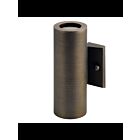 Lumière de patio à éclairage vers le haut et le bas Kichler 15079CBR laiton