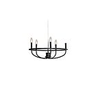 Kichler 82372 5-Lumières Noir 60W Lustre