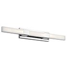 Luminaire de vanité linéaire à LED Kichler Neltev 84201 1-lumière 45W chrome