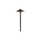 Luminaire de sentier à dôme Kichler 15310CBR 1-Lumière 16.25W laiton