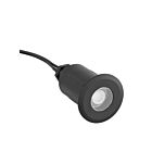Kichler 15490BKB 1-Lumière 2W Laiton noir encastré au sol