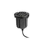 Kichler 15497BKB 1-Lumière 7W Laiton noir encastré au sol