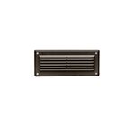 Lumière de brique à persiennes Kichler 15773AZT30R 1.72W bronze architectural texturé