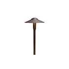 Luminaire de sentier LED à dôme court Kichler 15811AZT27R 4.30W bronze