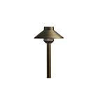 Luminaire de sentier à dôme étagé court Kichler 15821CBR30 5W laiton