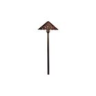 Luminaire de sentier à toiture martelée Kichler 15871TZT27 2.00W bronze