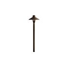Luminaire de sentier traditionnel Kichler 15878CBR27 3-Lumières 3.00W laiton