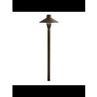 Luminaire de sentier traditionnel Kichler 15878CBR30 3-Lumières 3.00W laiton