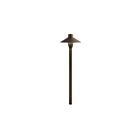 Luminaire de sentier traditionnel Kichler 15878CBR30 3-Lumières 3.00W laiton