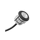 Kichler 16141BKB30 1-Lumière 3.6W Laiton noir LED encastré au sol