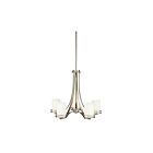 Lustre à 1 étage Kichler Hendrik 1672NI 5-lumières 100W nickel brossé