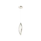 Mini suspendu à LED Kichler Meridian 83392 1-lumière nickel brossé