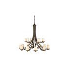 Lustre à 2 étages Kichler Hendrik 1873OZ 18-lumières 60W vieux bronze