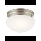 Plafonnier Kichler 206NI 1-lumière 60W nickel brossé