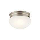 Plafonnier Kichler 206NI 1-lumière 60W nickel brossé