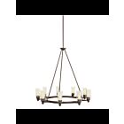 Lustre à 1 étage Kichler Circolo 2346OZ 9-lumières 60W vieux bronze