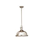 Suspendu Kichler Hatteras 2666PN 1-lumière 150W nickel poli