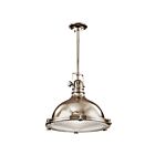 Suspendu Kichler Hatteras 2682PN 1-lumière 150W nickel poli