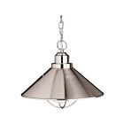 Suspendu extérieur Kichler Seaside 2713NI 1-lumière 150W nickel brossé