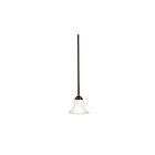 Mini suspendu Kichler Dover 2771TZ 1-lumière 100W bronze tannery