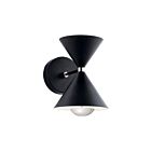 Applique murale à LED Kichler Kordan 84131 9.5W noir mat