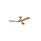 Ventilateur de plafond Kichler Ridley II 300027BSS 17 Watt acier inoxydable brossé