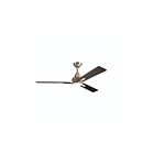 Ventilateur de plafond Kichler Kosmus 300031BSS 17 Watt acier inoxydable brossé