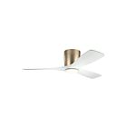 Kichler 300032CPZ Volos 48" 57W Bronze champagne Ventilateur de plafond à LED