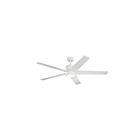 Ventilateur de plafond Kichler Brahm 300044MWH blanc mat