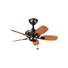 Ventilateur de plafond Kichler Canfield 300103OBB bronze brossé à l'huile