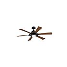 Ventilateur de plafond Kichler Iras 300241DBK noir en détresse