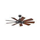 Ventilateur de plafond Kichler 300260DBK Bronze naturel satiné