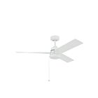 Kichler 300375MWH Spyn 52" 63.7W Blanc mat Ventilateur de plafond