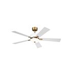 Ventilateur de plafond Kichler 300395WH Laiton naturel brossé