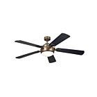 Ventilateur de plafond Kichler 300415CHZ Caractère Bronze
