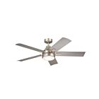 Kichler 310075NI Nickel brossé 5 Lames Ventilateur de plafond