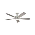Ventilateur de plafond Kichler 310080NI Nickel brossé